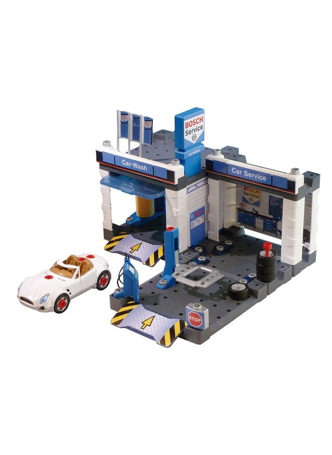 Klein Theo Bosch Car Repair Station Premium Toys for Kids Ages 3 Years & Up