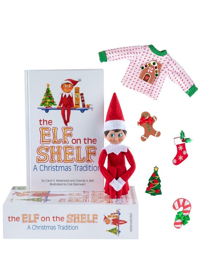 The Elf on The Shelf Sweater Value Set - Boy / Girl Set w 5 Different Velcro X-Mas Accessories - Change Your Elves Clothing Daily with 5 Outfits in One! Have Fun w Your Ugly Christmas Sweater Party