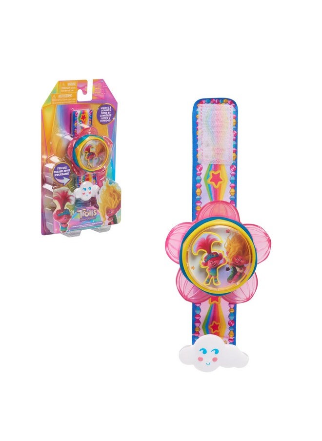 DreamWorks Trolls Band Together 9-inch Hug Time Talking Bracelet with Lights and Sounds, Kids Toys for Ages 3 Up by Just Play