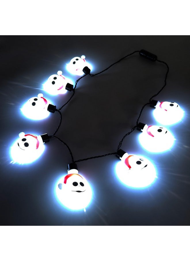 LUV HER Disney Nightmare Before Christmas Light Up Holiday Necklace, Ages 3+
