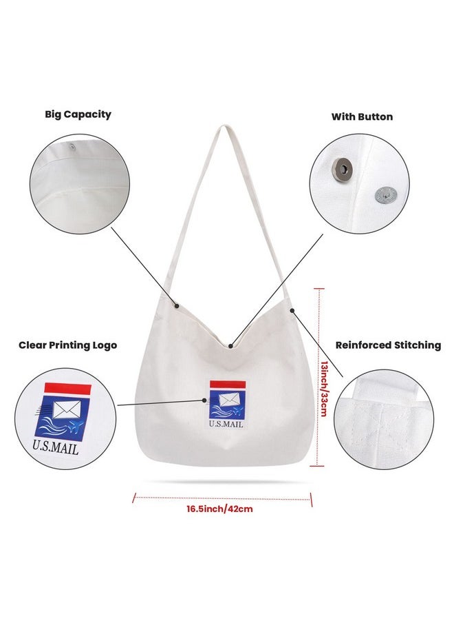 Keymall Kids Mailman Costume Mail Carrier Hat Mr. Postman Canvas Bag Vest Envelopes For Halloween Career Day Postal Costume