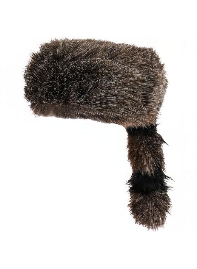 Rhode Island Novelty Raccoon Tail Hat, One Per Order