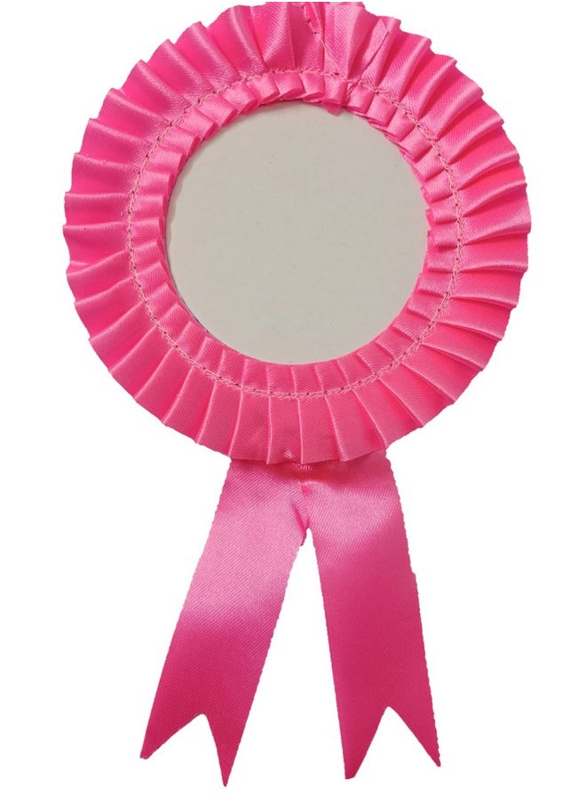 Satin Badge for Event,Party, and Conference (Pack of 20) (Baby Pink)