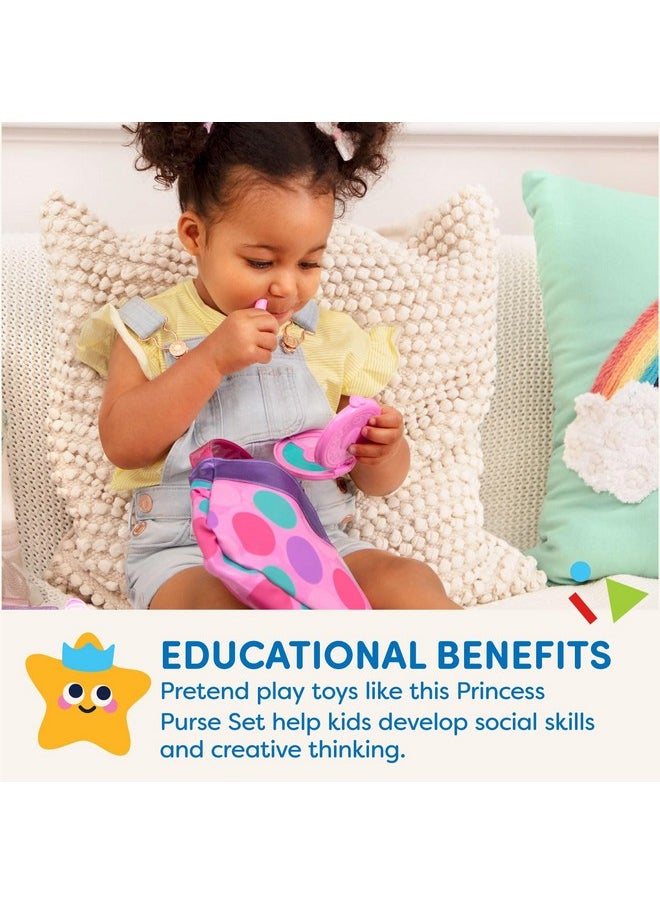 Battat- Play Circle- Makeup & Beauty Set - Dress Up Fashion Accessories - Pretend Play- Toys For Kids- Princess Purse Set- 3 years +