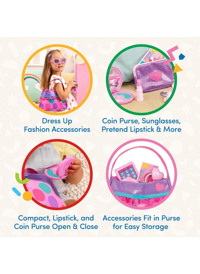 Battat- Play Circle- Makeup & Beauty Set - Dress Up Fashion Accessories - Pretend Play- Toys For Kids- Princess Purse Set- 3 years +