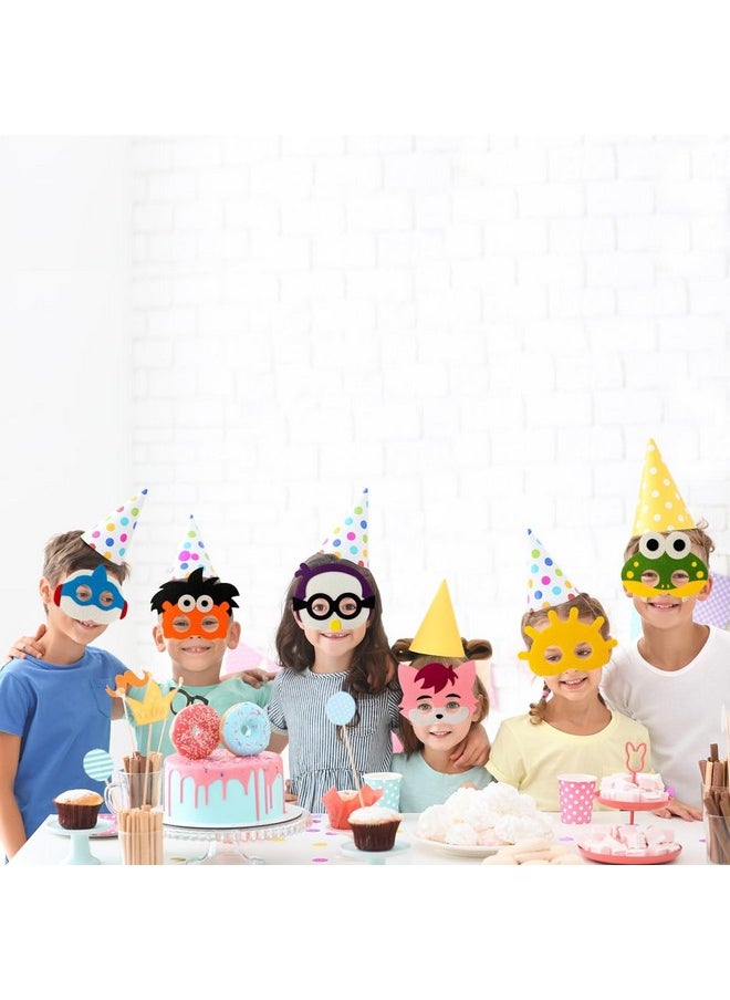 OU RUI RYA Vidio Game world Felt Mask Themed Party Supplies RW Birthday Party Gifts Decoration Celebration Party Fan Cartoon Cosplay Pretend Game Accessories Boys Girls Gifts