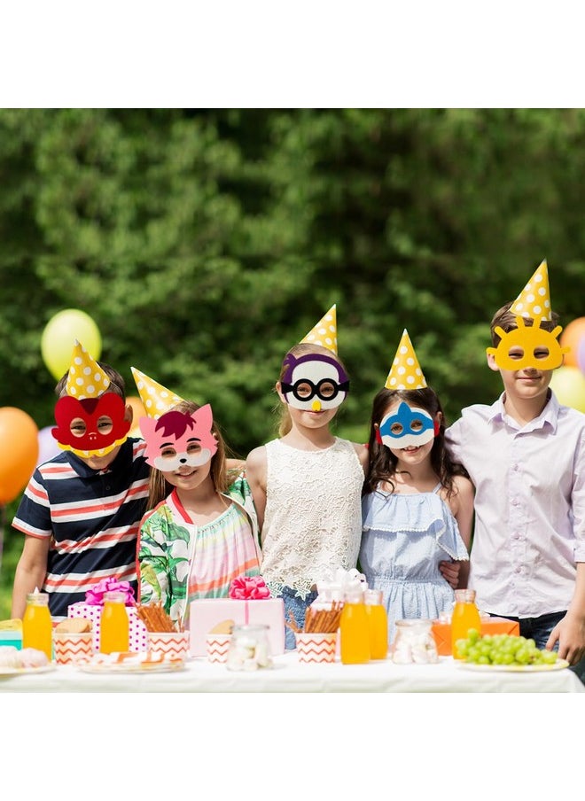 OU RUI RYA Vidio Game world Felt Mask Themed Party Supplies RW Birthday Party Gifts Decoration Celebration Party Fan Cartoon Cosplay Pretend Game Accessories Boys Girls Gifts