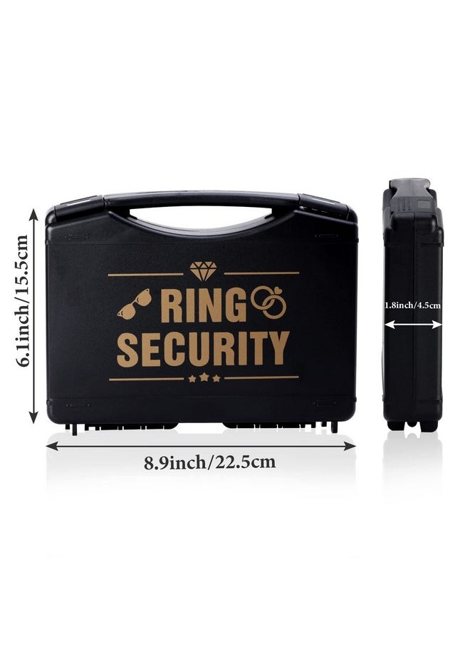 Keymall Ring Bearer Wedding Ring Security Box Include Special Agent ID Card Shades Ring Box For Kids Ring Bearer Proposal Gift (Set A)