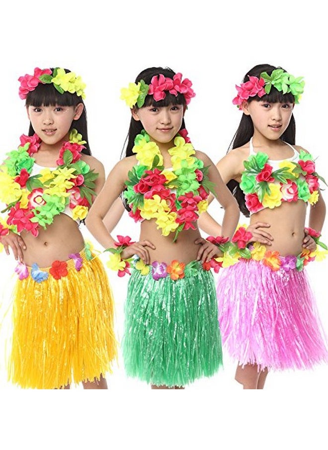 FancyDressWale Synthetic Hawai Beach Dress (Free Size) - Multicolour