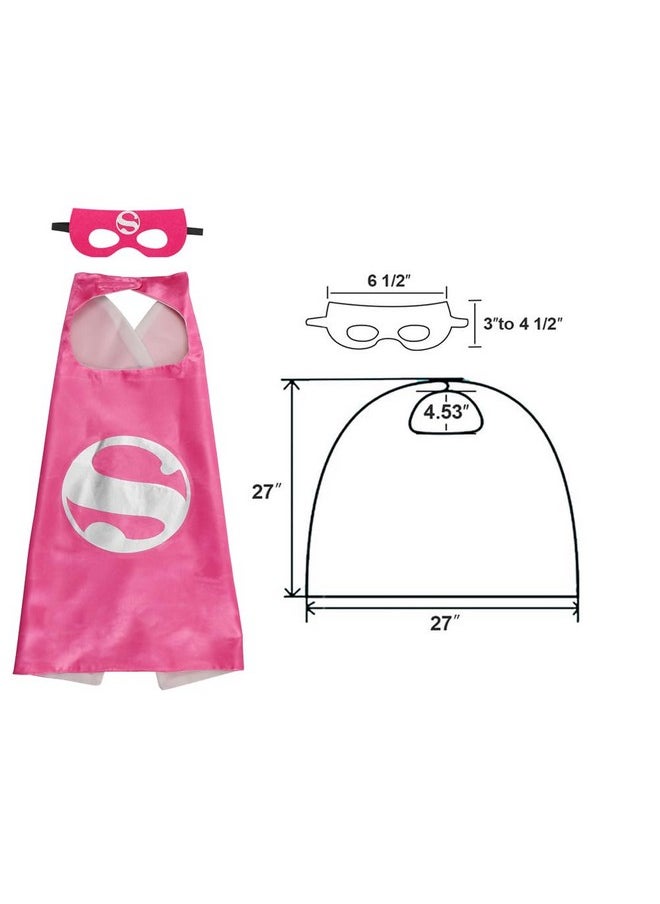 RioRand Kids Superhero Capes Set Toys for Boys Girls Party Supplies Christmas Halloween Cosplay 5PCS