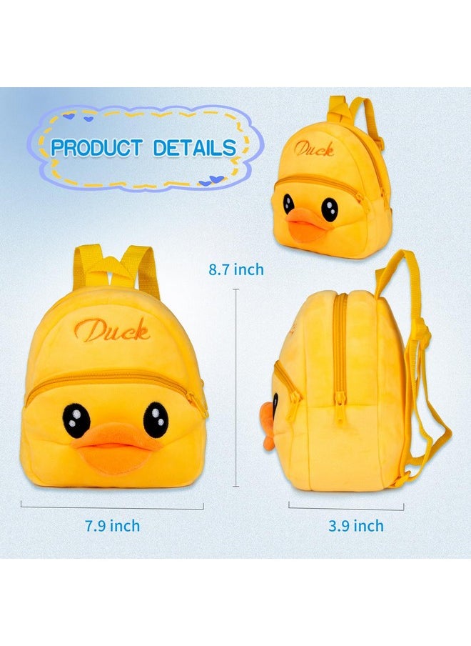 PEDOLLTREE Reborn Baby Dolls Clothes Accessories Yellow Duck 9pcs Set with Backpack Diaper for 17-22 Inch Reborn Doll Newborn Girl&Boy