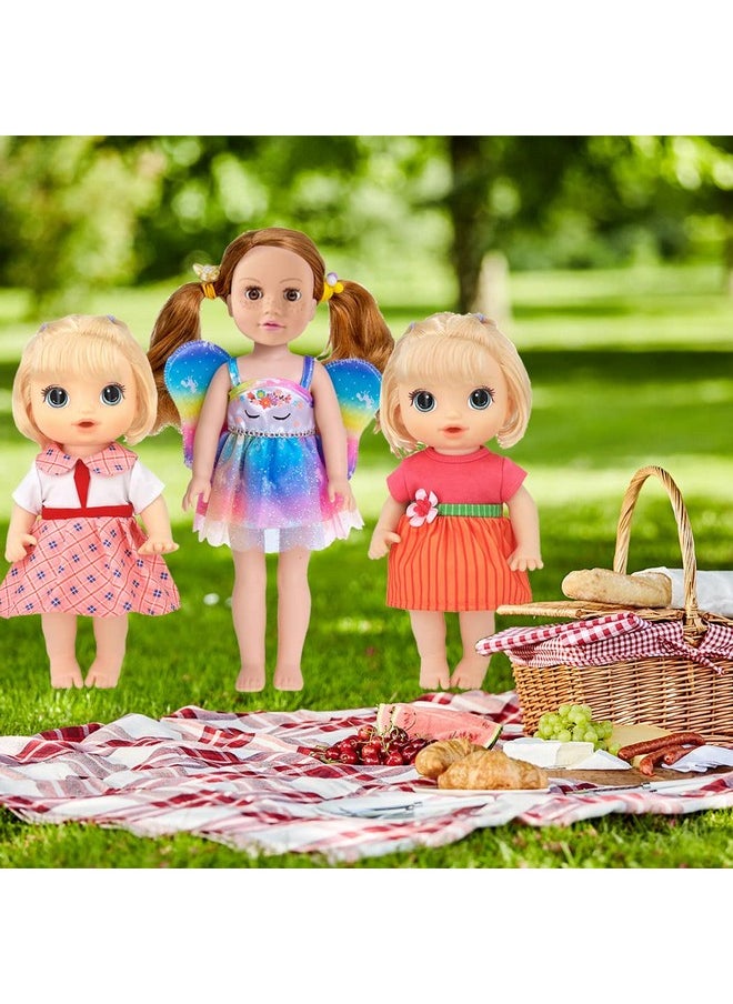 ebuddy 10 Sets Baby Doll Clothes Outfit Dress for 10 Inch Baby Dolls 12 Inch Baby Dolls 14 to 14.5 Inch Dolls(Fashion Sets)