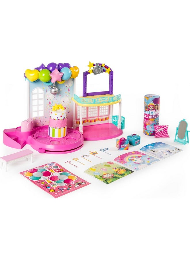 - Poptastic Party Playset With Confetti, Exclusive Collectible Mini Doll And Accessories, For Ages 4 And Up, Standard