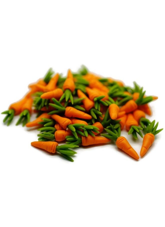 20 Loose Carrots Vegetable Dollhouse Miniatures Rec No.6
