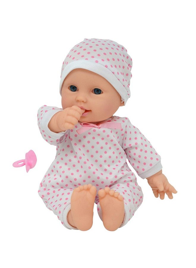 11 inch Soft Body Hispanic Newborn Baby Doll in Gift Box - Doll Pacifier Included