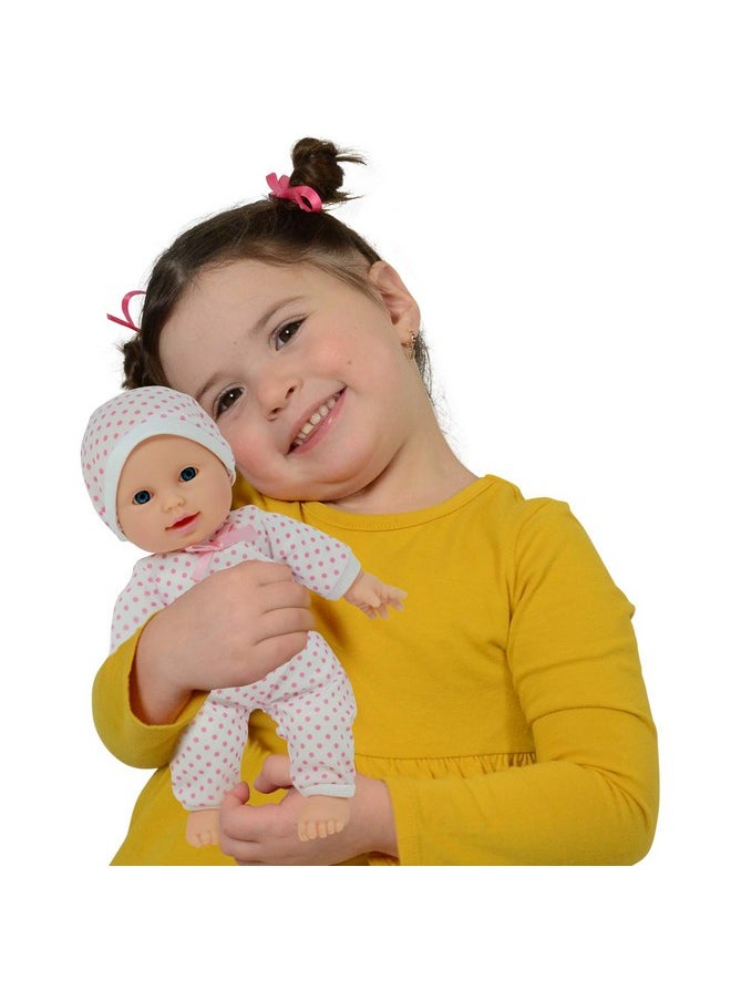 11 inch Soft Body Hispanic Newborn Baby Doll in Gift Box - Doll Pacifier Included