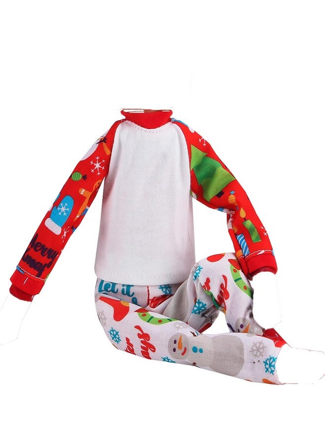 YAMASO ELF Doll Sleepwear Sets 2pcs Pajamas (Green+Red)