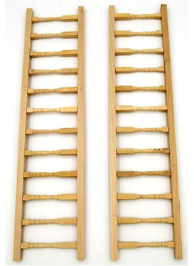 SXFSE Dollhouse Decoration Accessories,Miniature Fence Handrail 1:12 Mini Dollhouse Fence Cute House Mini Fence (Beige, 2 Pcs)
