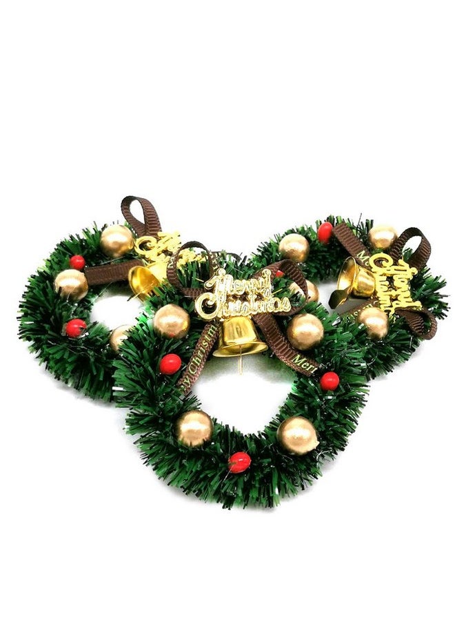 SXFSE Dollhouse Decoration Accessories, 1:12/1:6 Toy House Miniature Scene Model Christmas Wreath Pretend Toys