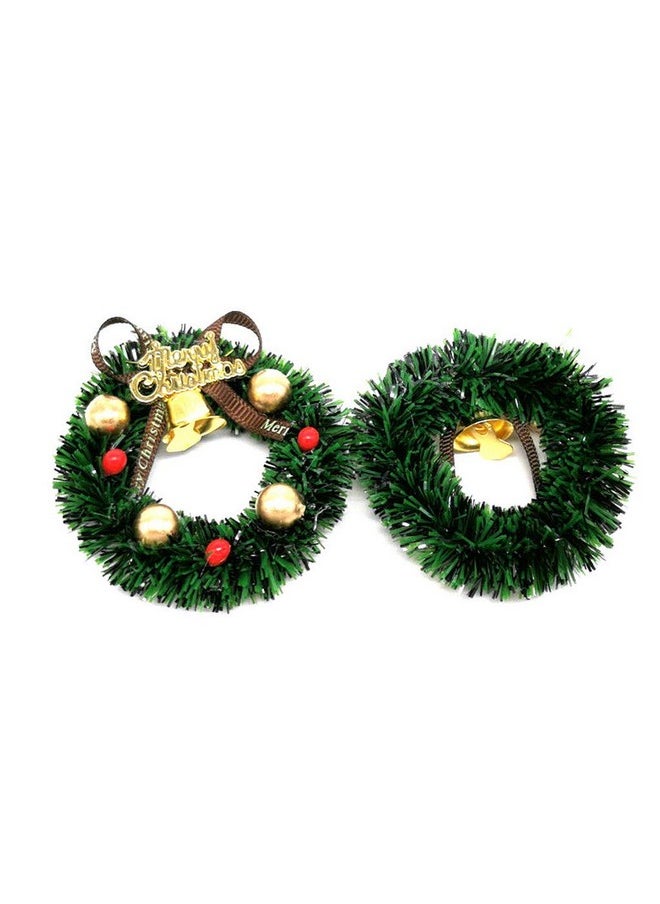 SXFSE Dollhouse Decoration Accessories, 1:12/1:6 Toy House Miniature Scene Model Christmas Wreath Pretend Toys