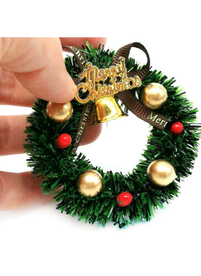 SXFSE Dollhouse Decoration Accessories, 1:12/1:6 Toy House Miniature Scene Model Christmas Wreath Pretend Toys