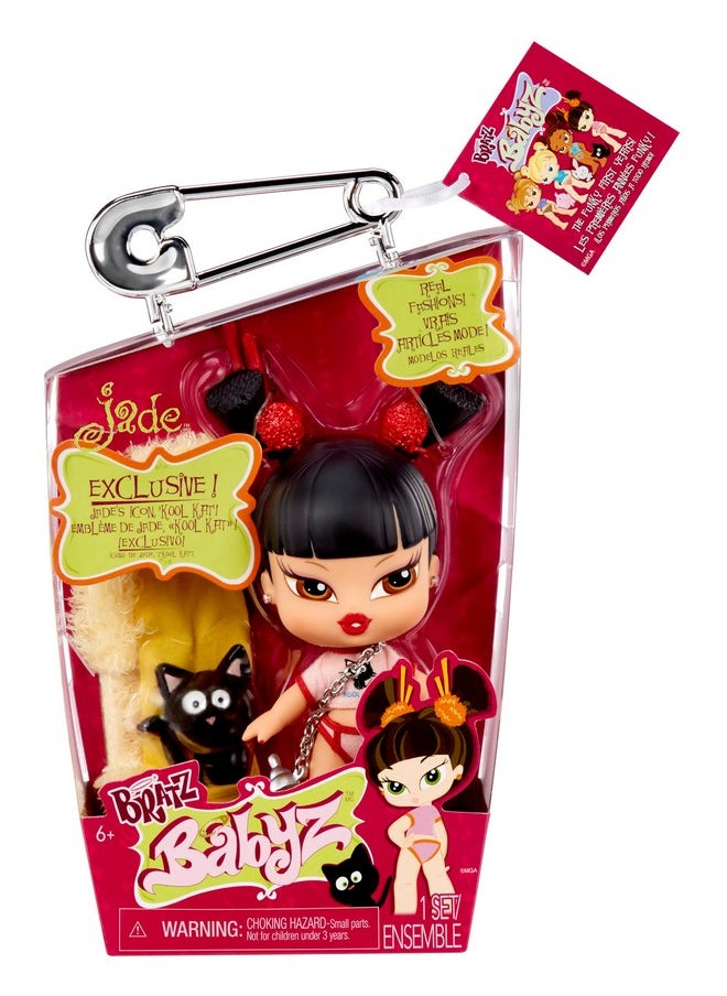 Bratz Babyz Jade Collectible Fashion Doll with Real Fashions and Pet