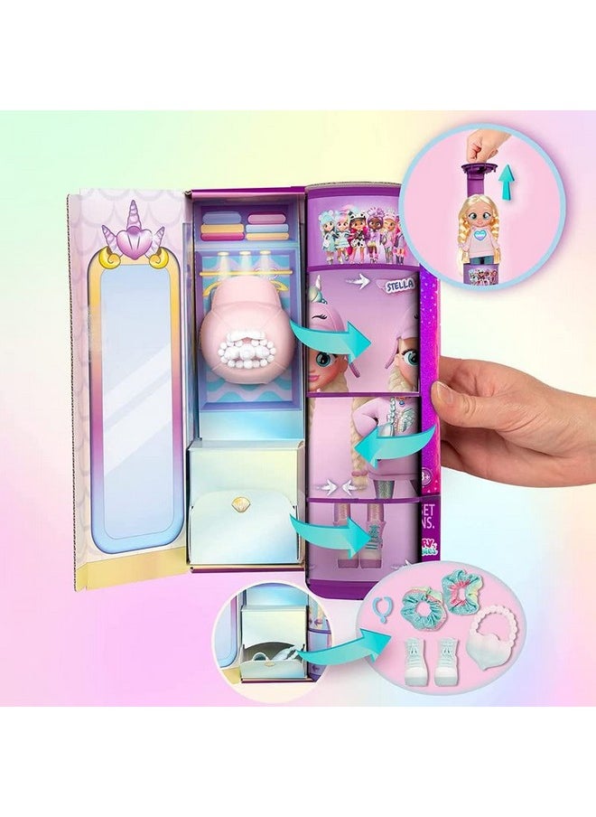 Toy Garrage BFF Stella Fashion Doll for Girls with 9+ Surprises Including Outfit and Accessories for Fashion Toy, Girls and Boys Ages 4 and Up, 7.8 Inch Doll (Stella)