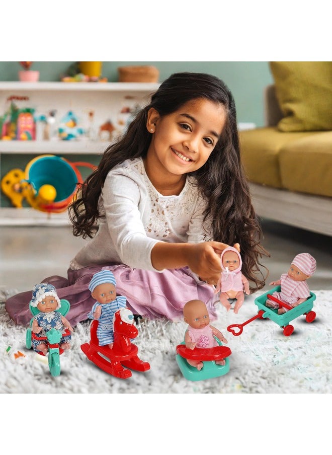 fash n kolor, 6 Mini Doll Set - 5