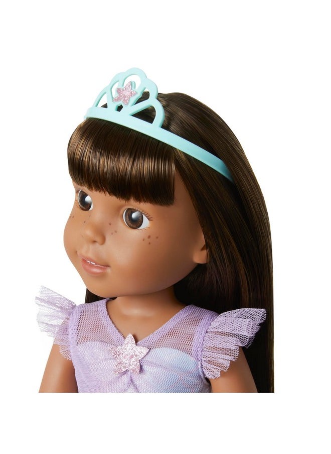 American Girl WellieWishers 14.5-inch Doll 2-in-1 Sparkly Mermaid Outfit with Headband and Ballet Flats, For Ages 4+