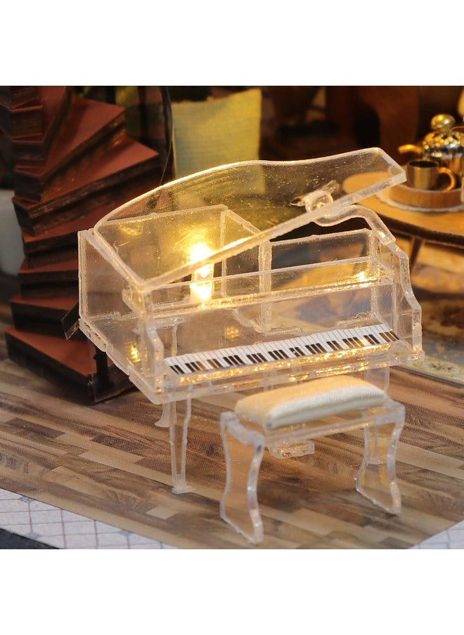 Flever Dollhouse Miniature DIY House Kit Creative Room with Furniture for Romantic Artwork Gift (Dream Building Pavilion)
