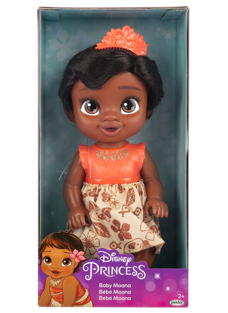 Disney Princess Baby Value Doll 12-inches, Assorted 1 Piece (Character May Vary) | Fashion Doll | Collectible Doll | Pretend Play | Dress Up | Gift for Kids