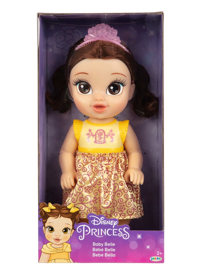Disney Princess Baby Value Doll 12-inches, Assorted 1 Piece (Character May Vary) | Fashion Doll | Collectible Doll | Pretend Play | Dress Up | Gift for Kids