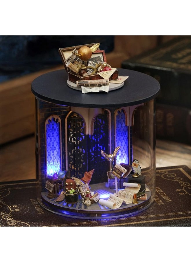 Flever Dollhouse Miniature DIY House Kit Creative Room Dream Bottle Series with Furniture for Romantic Valentine's Gift (Magic Gate)
