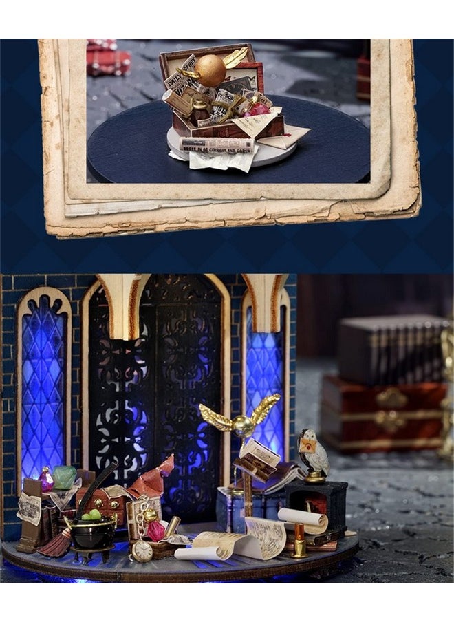 Flever Dollhouse Miniature DIY House Kit Creative Room Dream Bottle Series with Furniture for Romantic Valentine's Gift (Magic Gate)