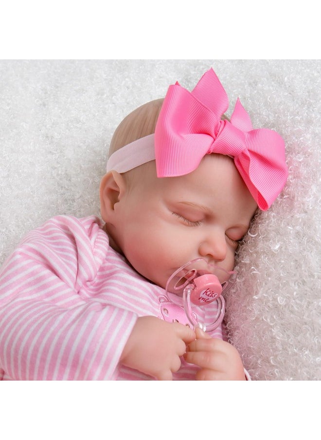 Aori Lifelike Reborn Baby Dolls 20 Inch Realistic Sleeping Newborn Girl Dolls with Poseable Limbs and Feeding Accessories