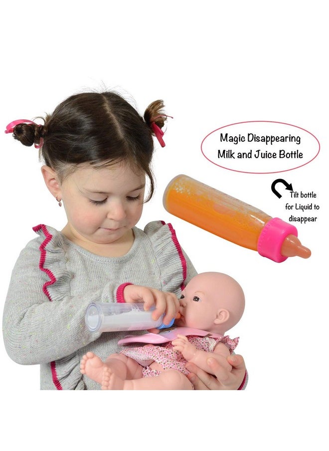 The New York Doll Collection Baby Doll Accessories, Doll Magic Bottles & Doll Feeding Set