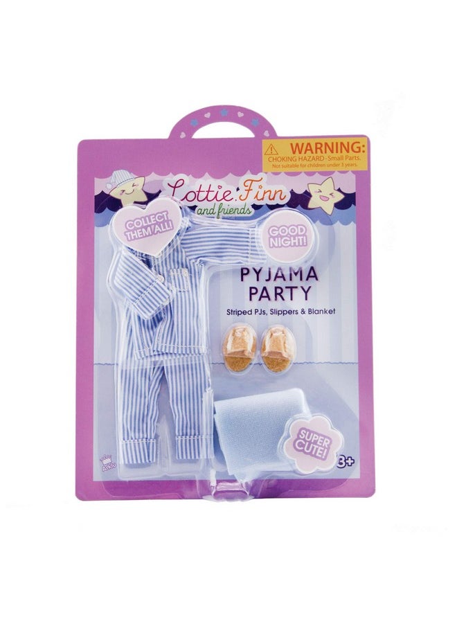 Lottie Pyjama Party | Slumber Party Doll Pajamas | Bedtime Doll Clothes | Bedtime Doll Accessories
