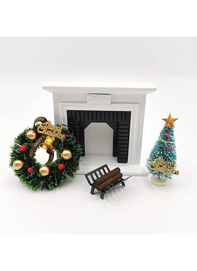 SXFSE 1:12 Dollhouse Miniature BBQ Grill Oven Model, Roasting Cart Firewood Rack Holder Dollhouse Cooking Tool Garden Decoration Kitchen Accessories Furniture Toy for Children Kids