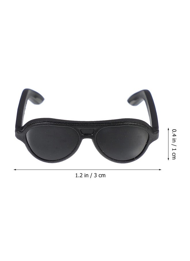 TOYANDONA 80pcs Doll Sunglasses, Miniature Sunglasses Mini Doll Costume Accessories for Dollhouse Crafts