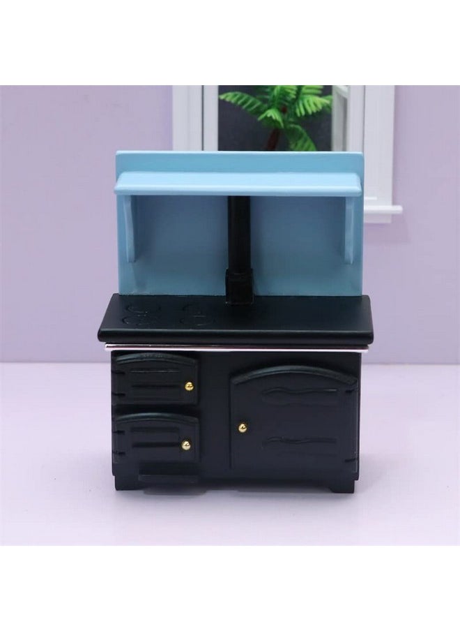 SXFSE Dollhouse Decoration Accessories,1:12 Dollhouse Miniature Furniture Scene Kitchen Stove