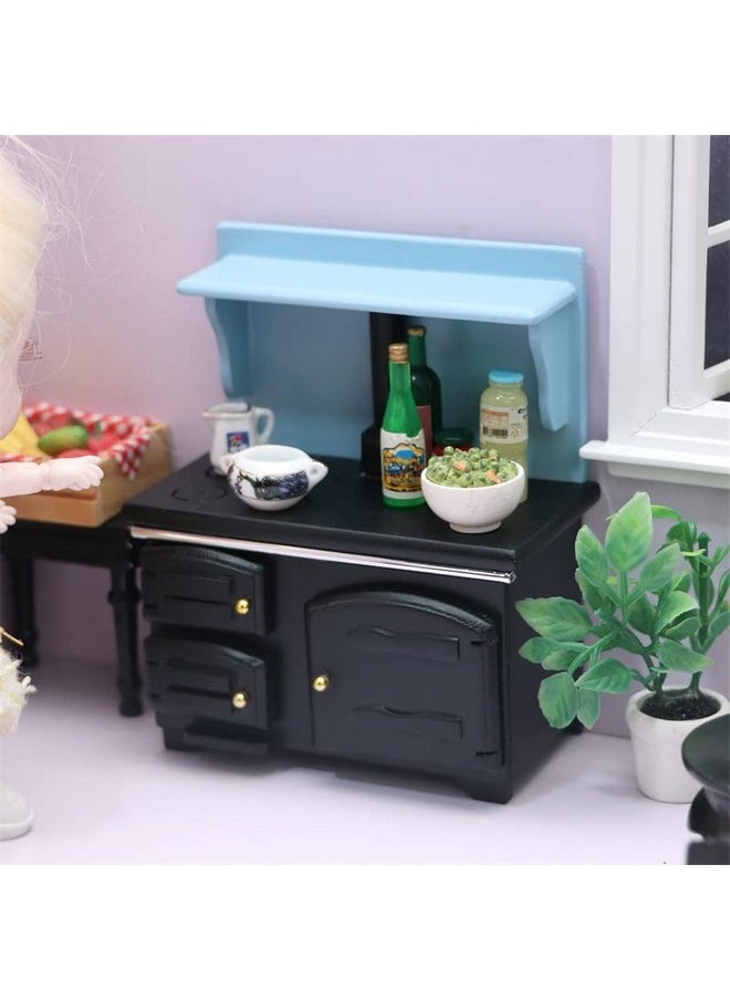 SXFSE Dollhouse Decoration Accessories,1:12 Dollhouse Miniature Furniture Scene Kitchen Stove