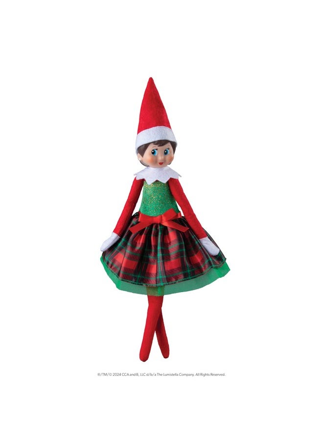 The Elf on the Shelf® Blue Eyed Girl with Claus Couture Collection® Gifts & Glamour Party Dress