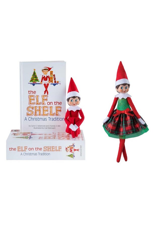 The Elf on the Shelf® Blue Eyed Girl with Claus Couture Collection® Gifts & Glamour Party Dress