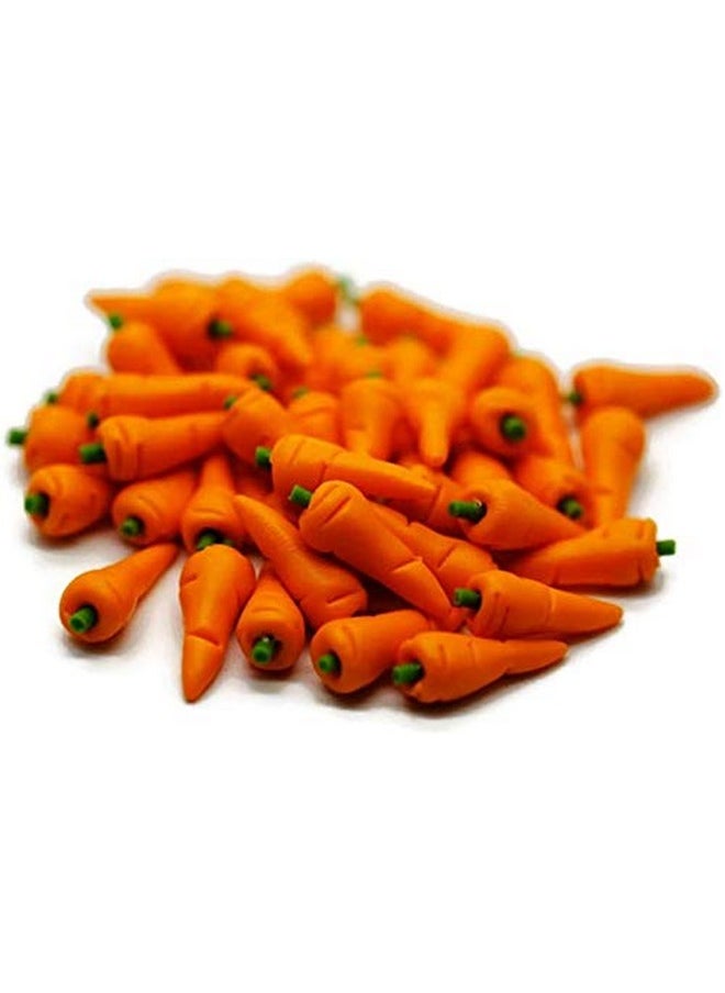 20 Loose Carrots Dollhouse Miniatures Food Kitchen Rec No.5