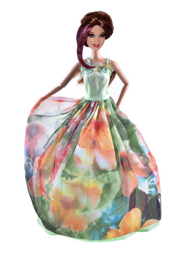 Doll and Accessories Doll Clothes and Accessories Toys DIY Playest for Girls 6-12 Including One Doll,Wedding Gowns, Outfits, Shoes,Handbags (One Doll)