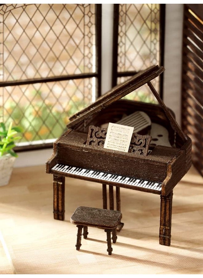 Flever Dollhouse Miniature DIY House Kit Creative Room with Furniture for Romantic Artwork Gift (Time Impression)