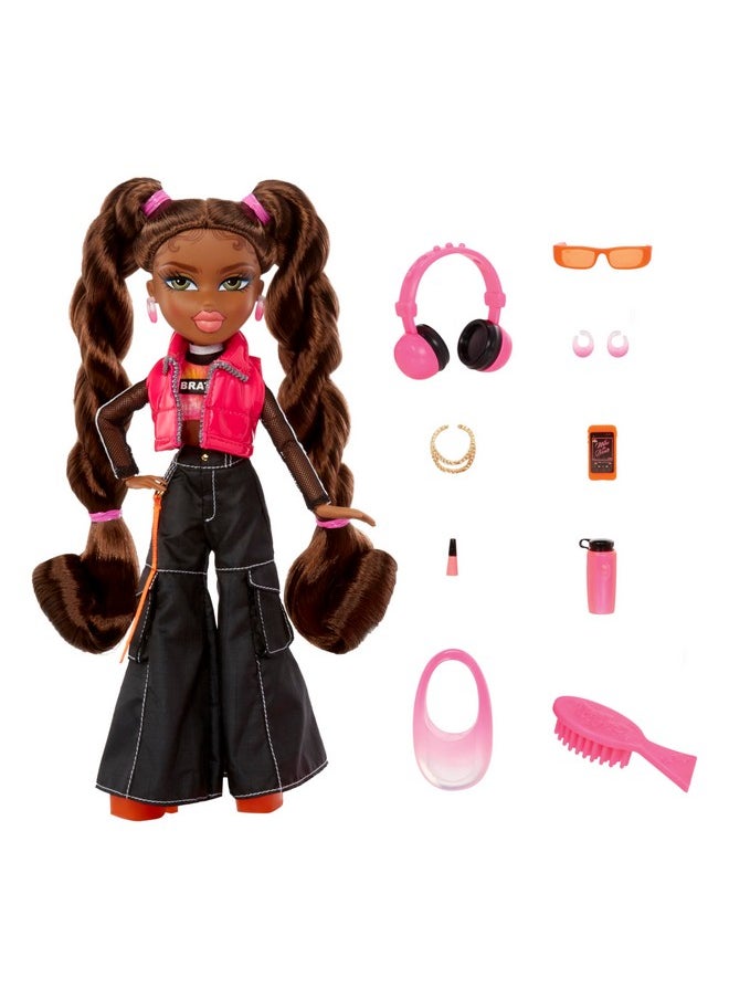 Bratz Alwayz Sasha Fashion Doll with 10 Accessories and Poster