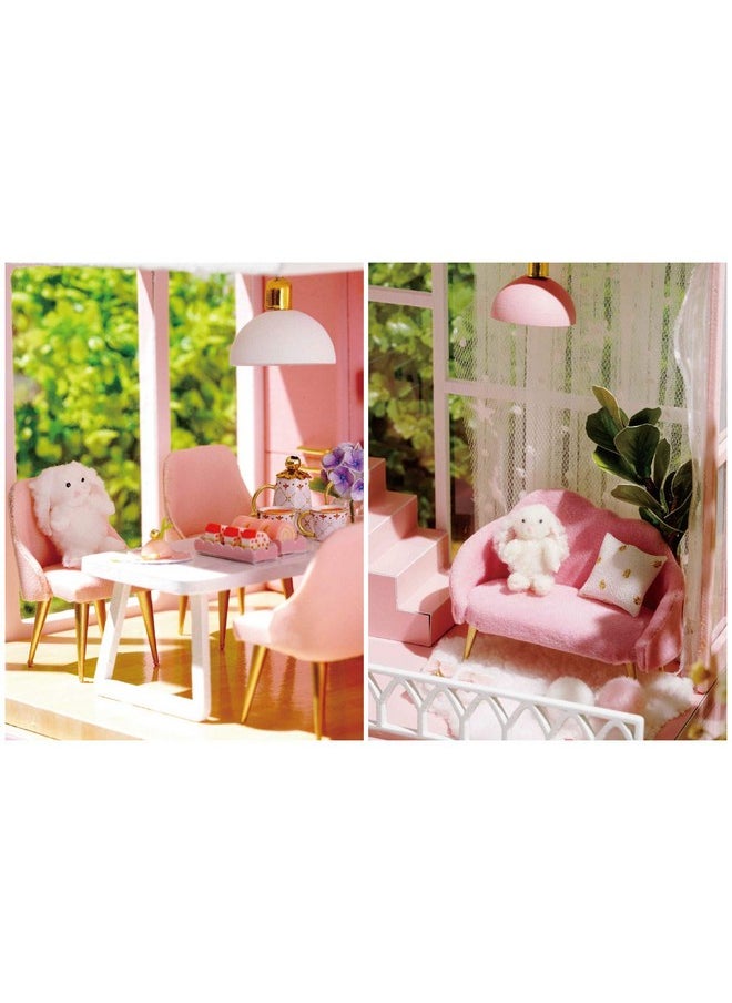 Flever Dollhouse Miniature DIY House Kit Creative Room with Loft Apartment Scene for Romantic Artwork Gift (Warm Times)