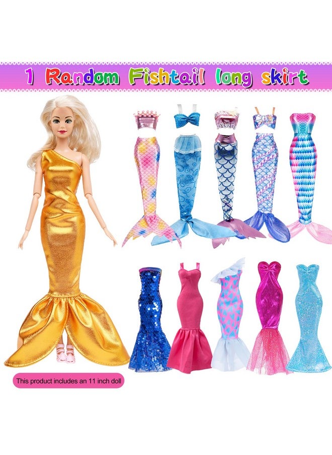 ebuddy Doll and Doll Accessories 101 Pcs Doll Clothes and Accessories Purple Doll Closet Wardrobe Closet Playest for 11.5 Inch Girl Doll Including Shoes Rack,Dress,Shoes Hangers Accessories(One Doll)