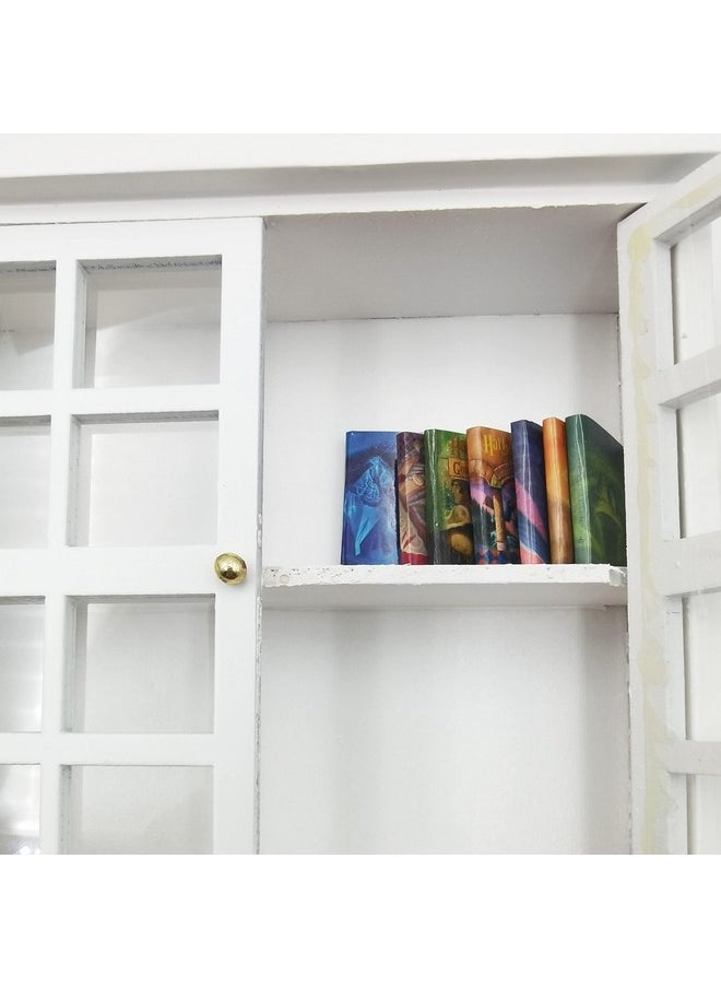 SXFSE Dollhouse Decoration Accessories,1:12 Dollhouse Furniture Miniature Bookshelf Cabinet Living Room Kid Pretend Toy